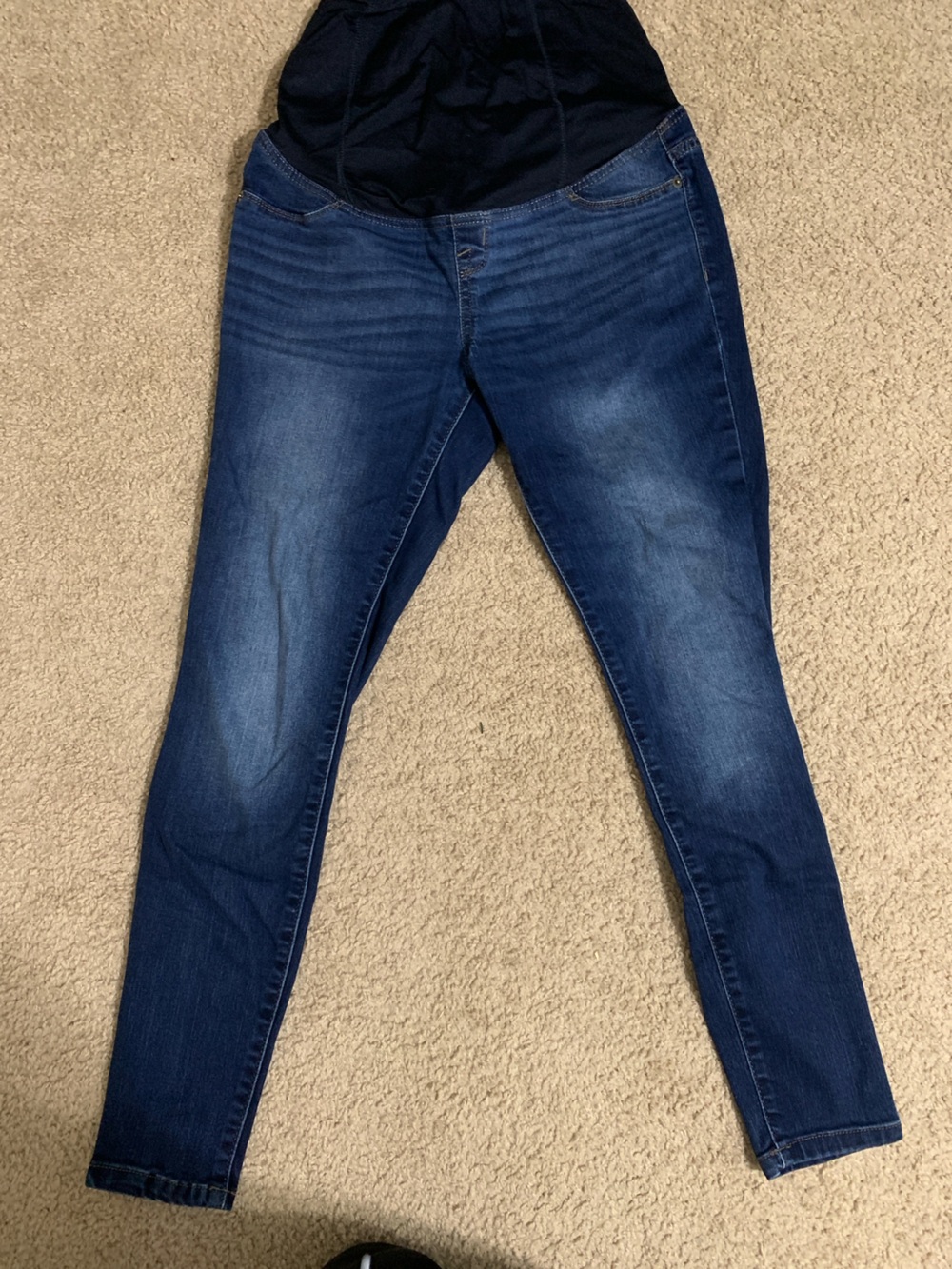 Isabel Maternity by Ingrid & Isabel Dark Blue Skinny Maternity Jeans